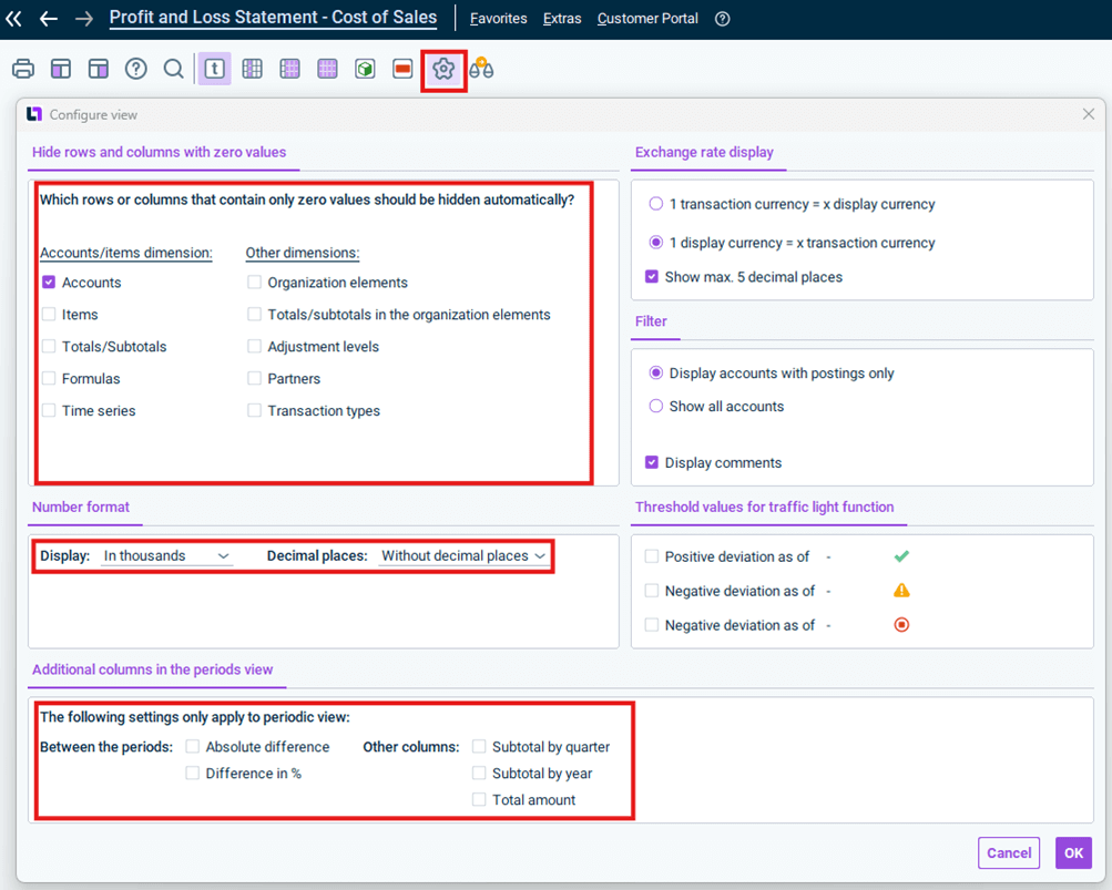 Configuration-of-the-view